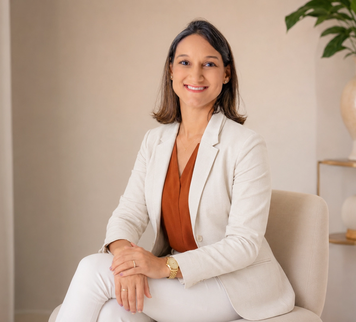Retrato profissional de Taysa Andrade, terapeuta ocupacional.
